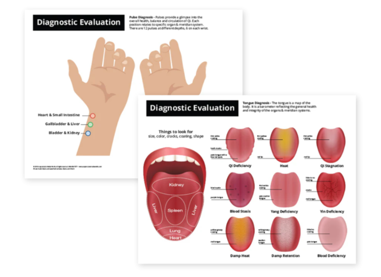 Diagnostic Evaluation Chart - Tongue Pulse