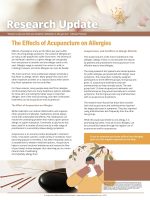 Research - Effects Acupuncture Allergies - 0323